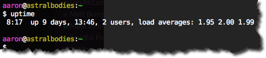 uptime